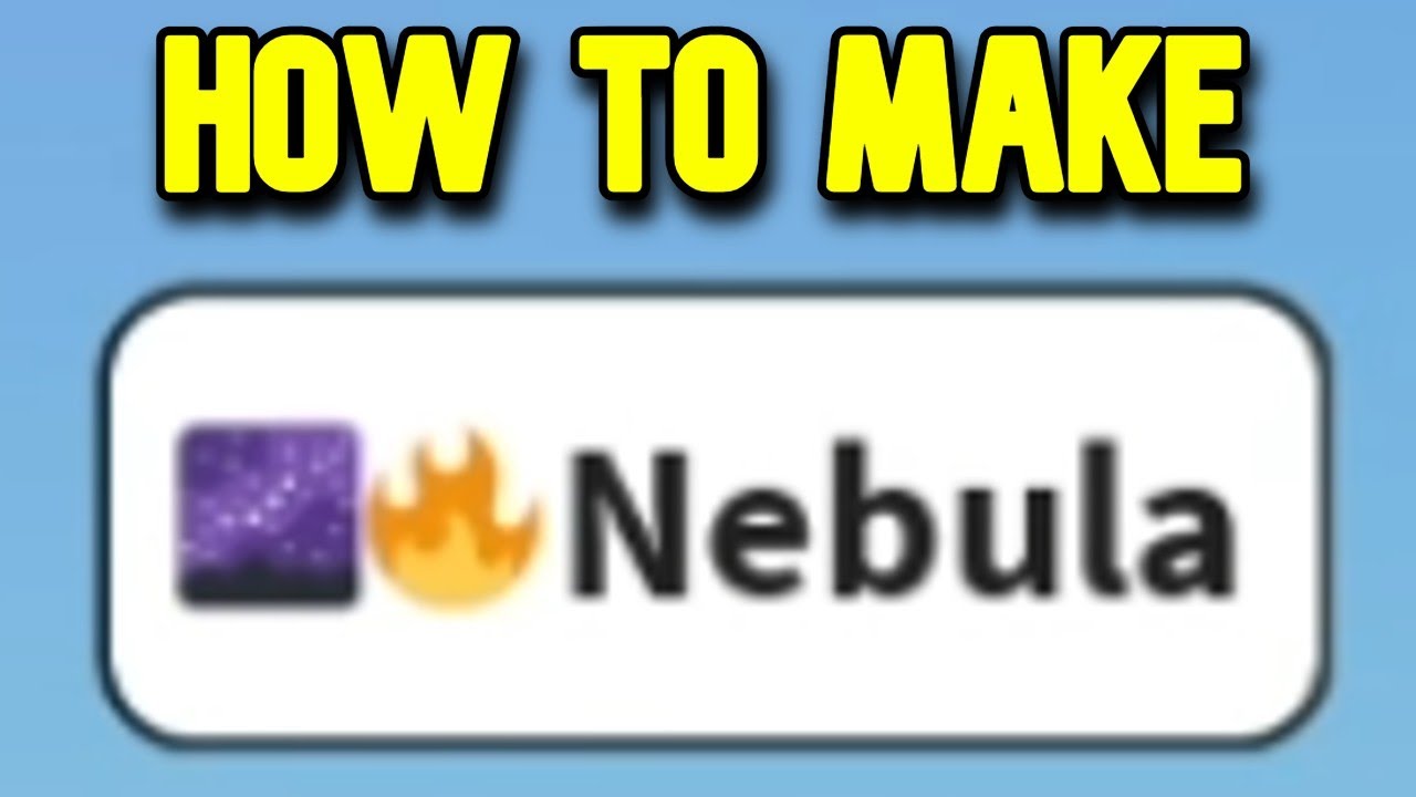 How to Make a Nebula in Aura Craft (Roblox) - YouTube