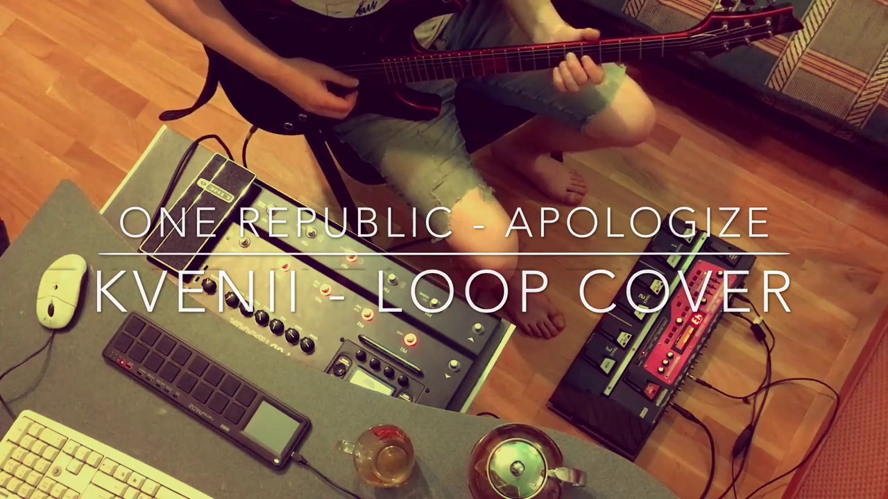 OneRepublic - Apologize | LIVE LOOPING GUITAR COVER | KVENII