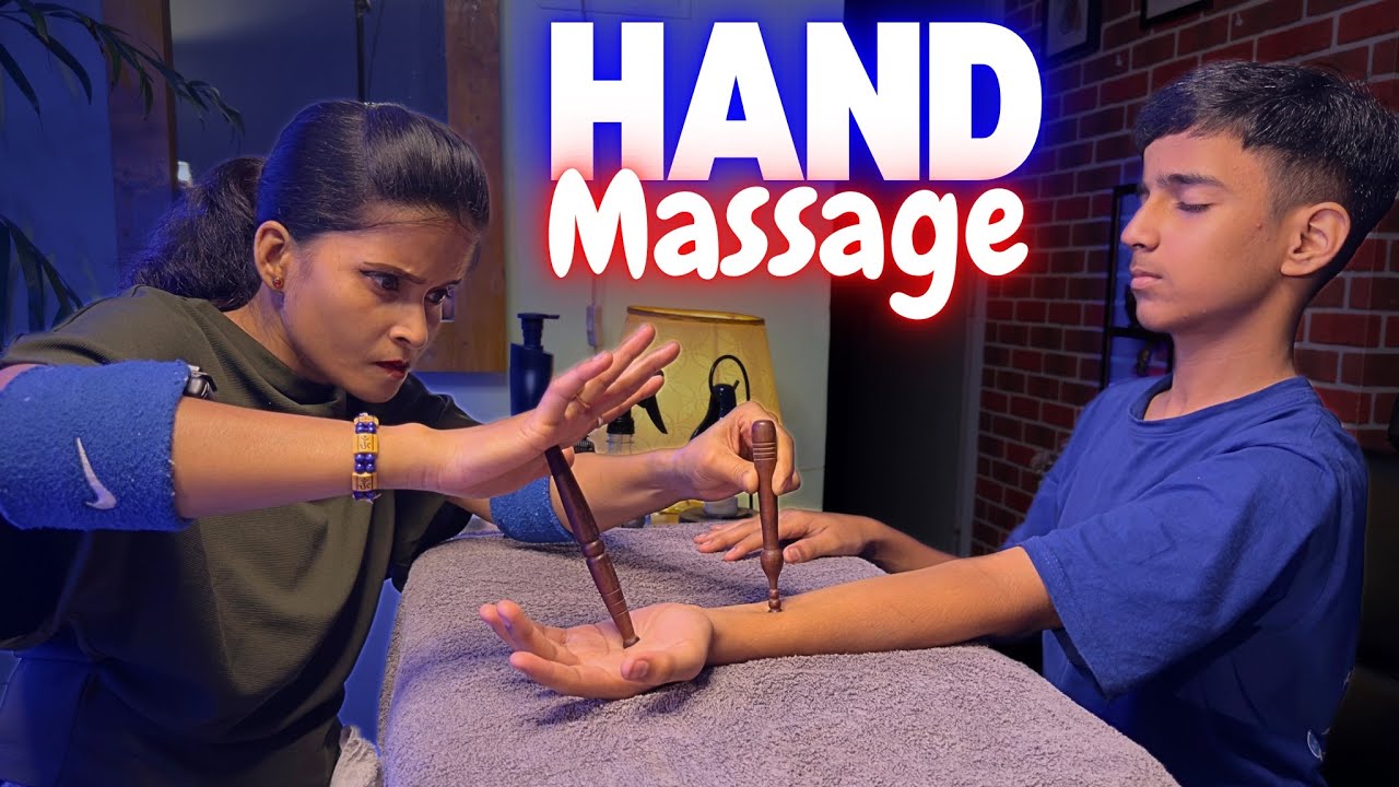 Hand Massage Asmr | if u are Struggling Hand Tissues Pain must Join this session  Pain Will Gone