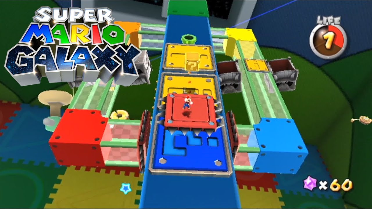 Super Mario Galaxy [Wii] The Flipswitch Chain (Toy Time Galaxy)
