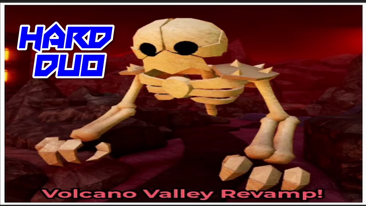 VOLCANO VALLEY REVAMP (Hard Duo) (Challenge Mode) in Roblox Tower Heroes