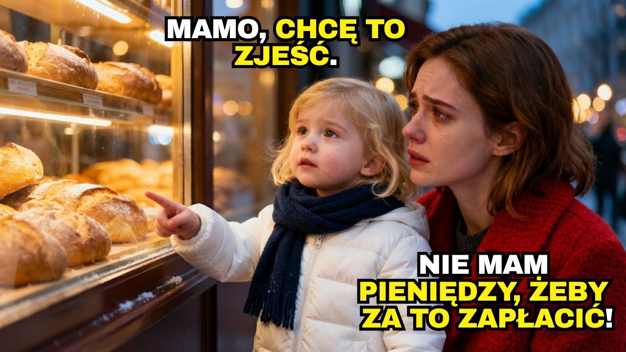 BIEDNA MATKA PRZECHODZI OBOK PIEKARNI Z CÓRKĄ — MILIONER SŁYSZY I INTERWENIUJE