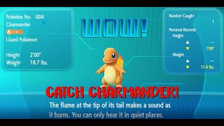 HOW TO CATCH CHARMANDER IN POKEMON LETS GO!