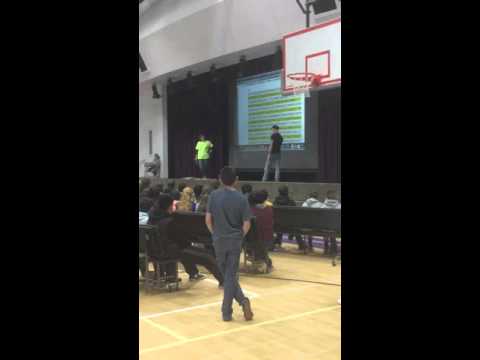 Denair Middle School - Pi Day - Charlie Asbill recites 820 decimals of Pi