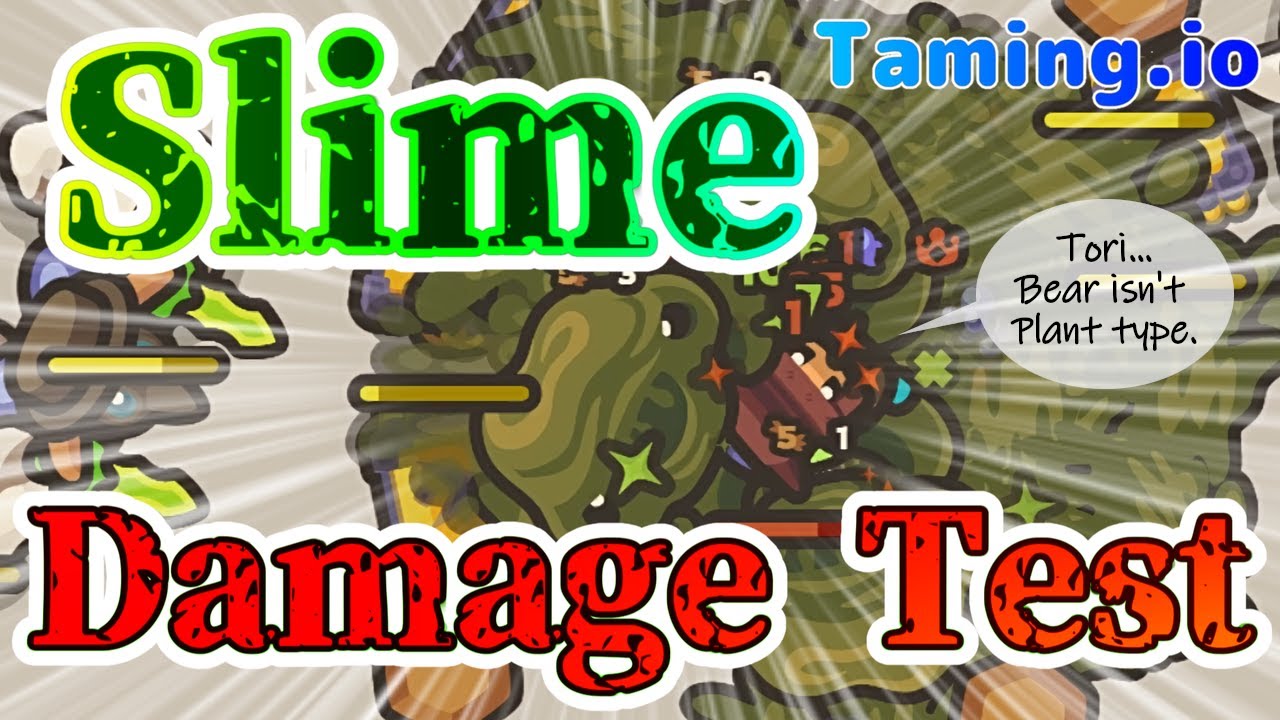 Damage Slime Taming.io - Slime Damage Test (Update New Pet) - YouTube