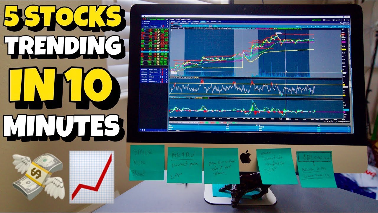 Top 5 Stocks Trending In 10 Minutes | Trading 101 Top 5 Stocks Trending In 10 Minutes | Trading 101
