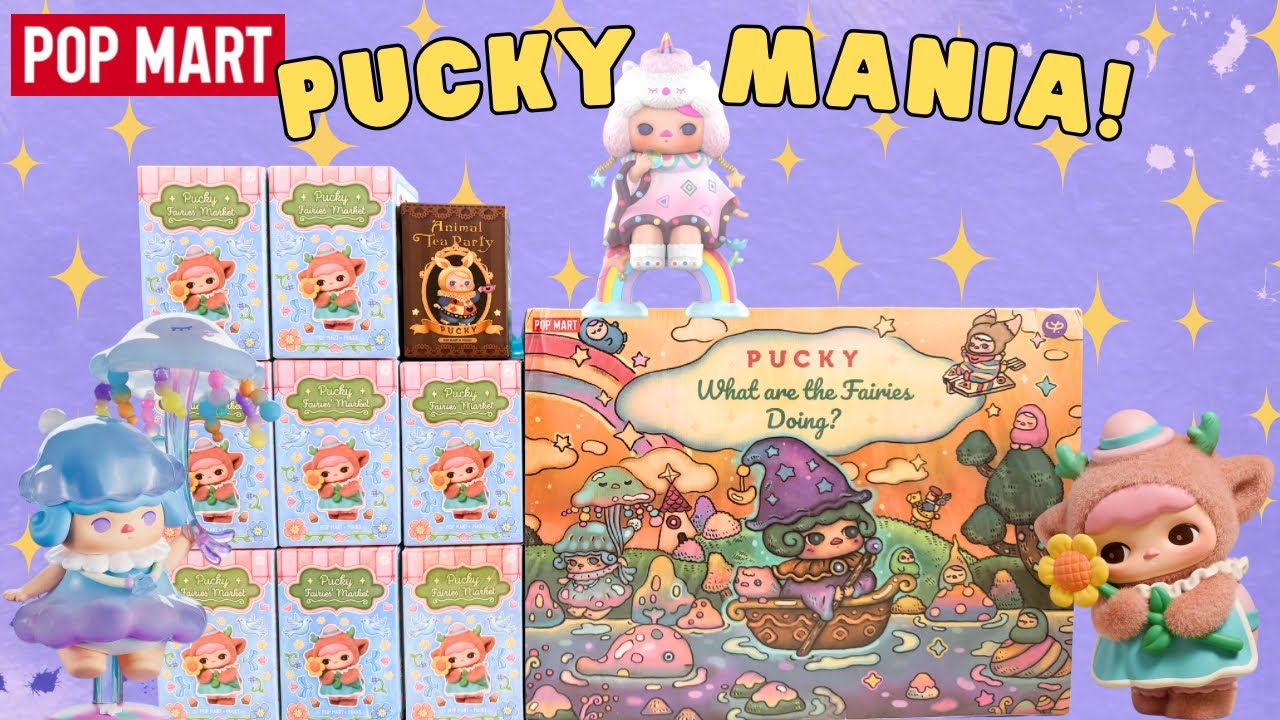 Pucky Mania! Pop Mart Blind Box Unboxing | All Pucky Figures