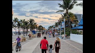 Hollywood Beach / Walking The Broadwalk