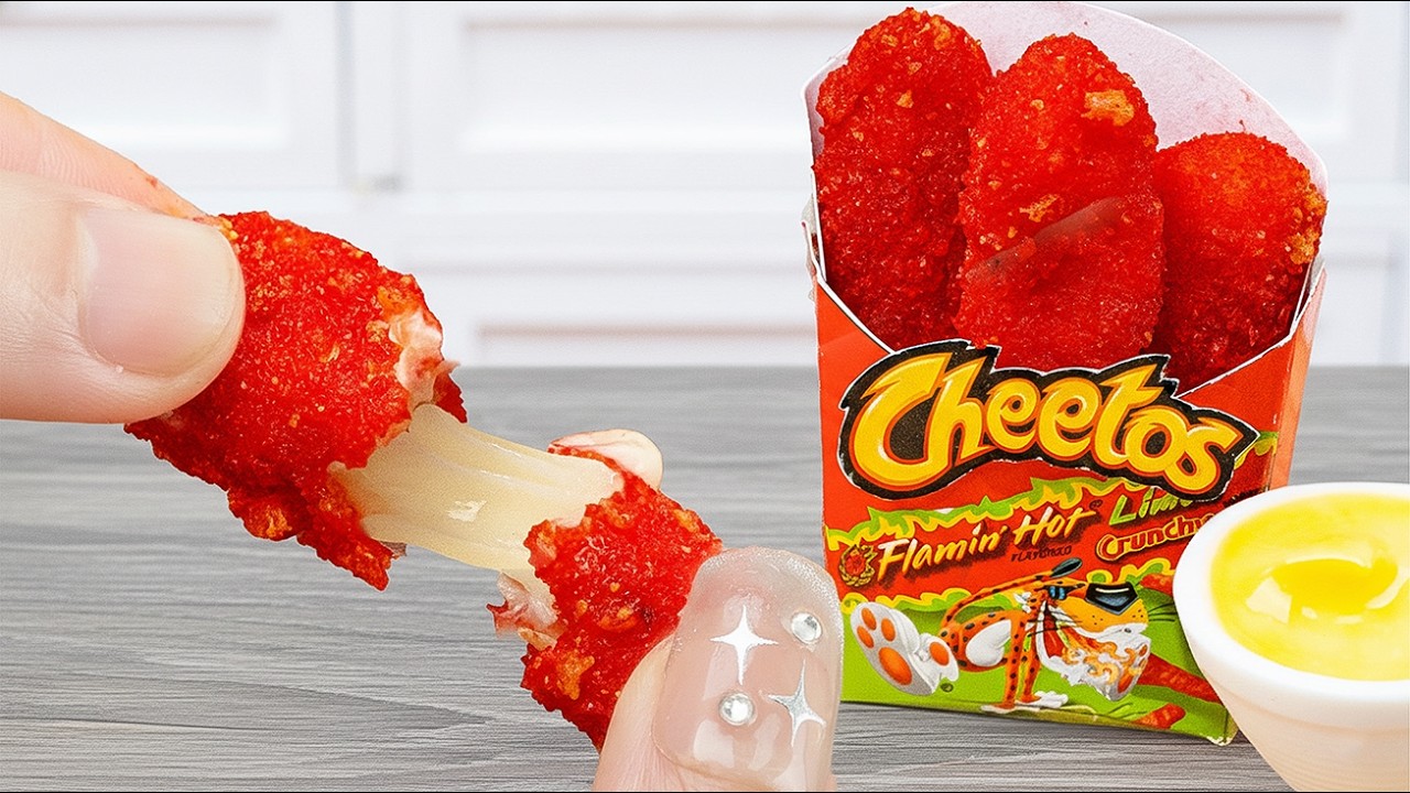 ASMR Memasak Mini Cheetos Mozzarella Sticks Renyah