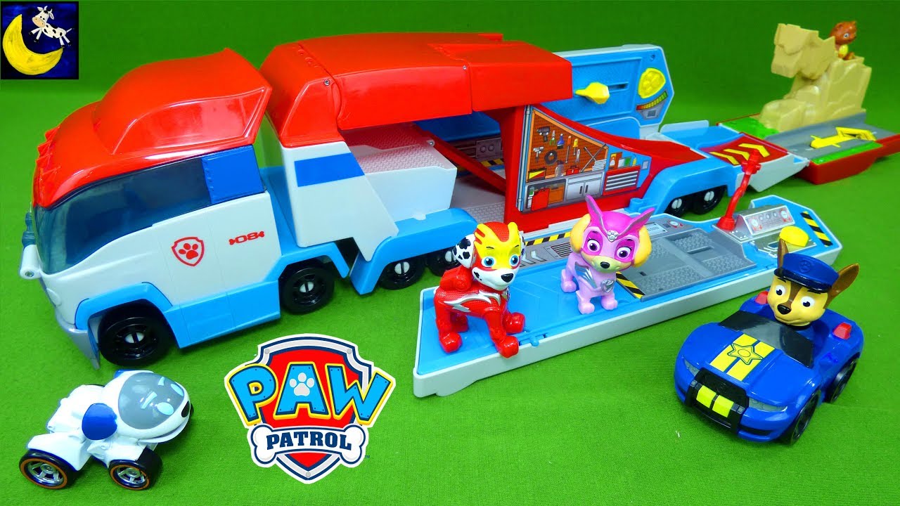 paw patrol diecast cars