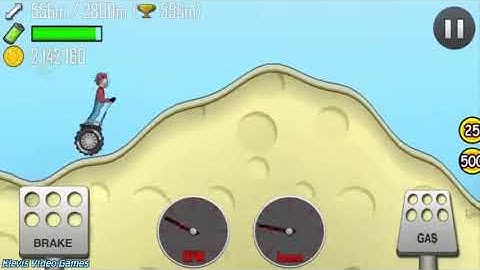 Hill Climb Racing - PC Gameplay - Part 15 Unlock OneWheeler