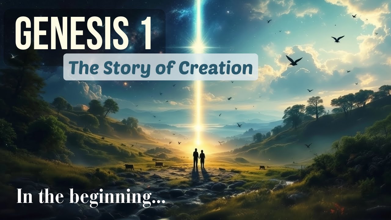 Genesis 1: The Creation Story - Word by Word Bible Narration - YouTube