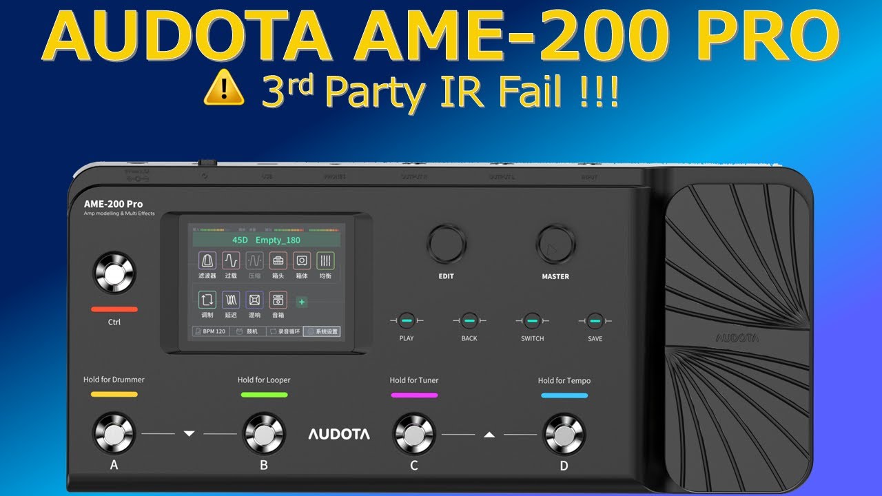 Audota's AME-200 PRO - 3Rd Party IR Fail - YouTube