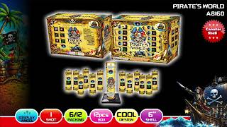 NEW FOR 2027 - A8160 PIRATE'S WORLD -  Pyropirate Brand from Pyromooi Fireworks Ltd