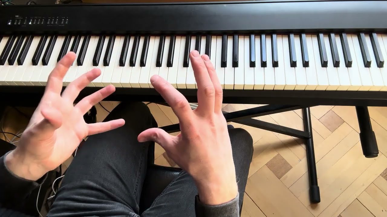 Это любовь — Ляпис Трубецкой, «В платье белом». Поп-ритмы на фортепиано, аккомпанемент 