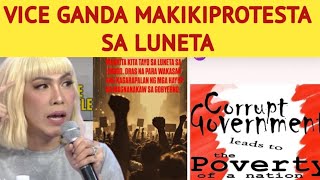 VICE GANDA MAKIKIISA SA PROTESTA SA LUNETA - YouTube