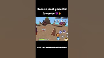 Blockman go anime showdown 😱 #shortfeed #blockmango
