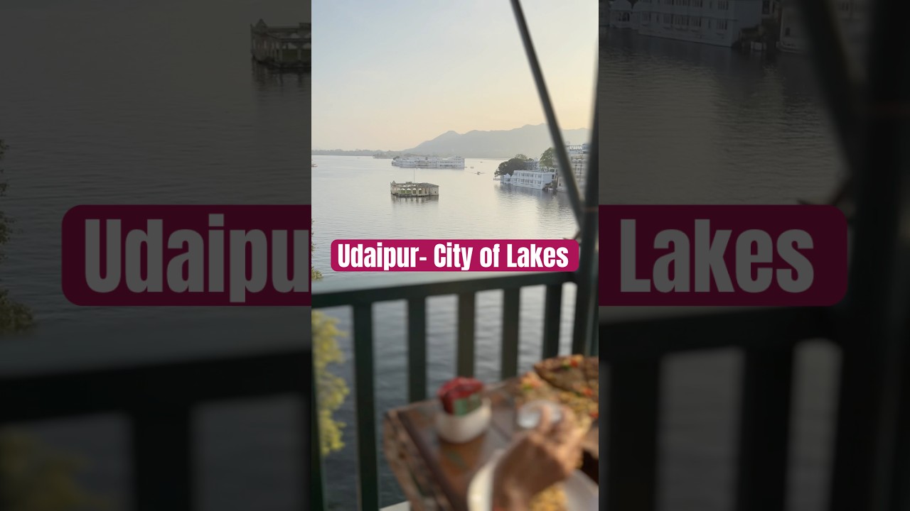 Video thumbnail: #travelphotography #travelindia #udaipur #cityoflakes #rajasthan #travellersofindia #happyfeet