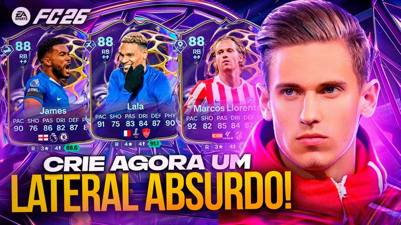 FC 26 | CRIE O MELHOR LATERAL DO JOGO COM A EVO MODO MEEKS 🔥 TOP 8 MELHORES OPÇÕES