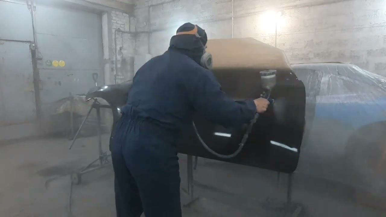 Nissan Leaf Electric  - Завершение ремонта. КРАСИМ и собираем автомобиль.