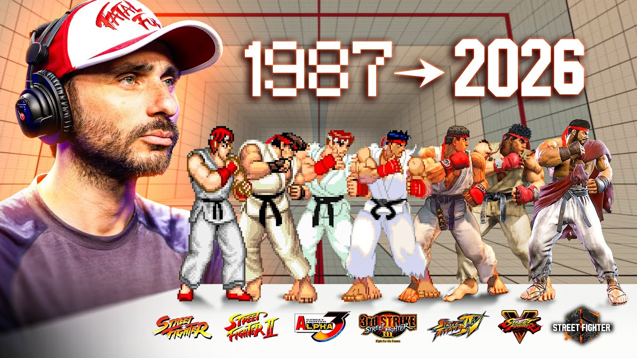Du pixel à la 3D : l’évolution des personnages de STREET FIGHTER