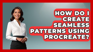How Do I Create Seamless Patterns Using Procreate? | The Virtual Art Desk News