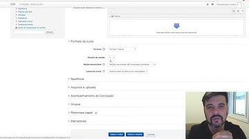 Meus primeiros passos no software Moodle