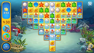 Fishdom level 63 Gameplay (iOS Android)