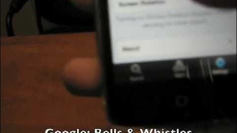 Google Mobile App Bells & Whistles
