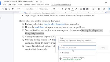 LCPS How To Link a YouTube Video In A Hyperdoc