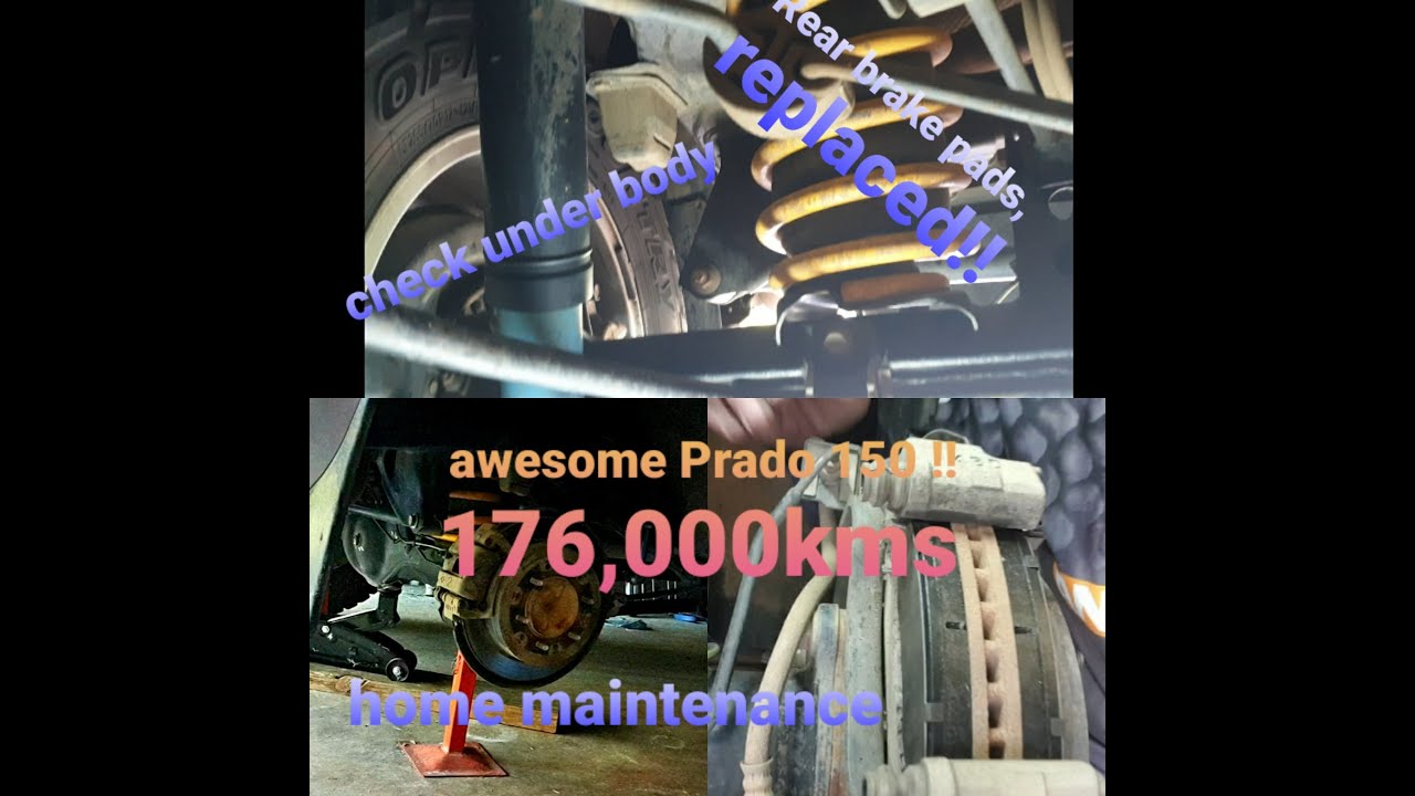 How to Replace Rear Brake Pads Prado 150 YouTube
