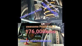 How to Replace Rear Brake Pads Prado 150