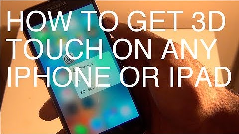 How To Enable 3D Touch on Any iPhone or iPad iOS 9.3.2/9.3.3 With RevealMenu