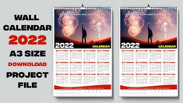 Calendar Design 2022 | How to Make 2022 Calendar Design in CorelDraw Tutorial | Hindi