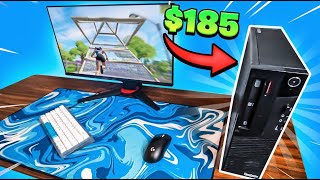 Playing on a $185 Gaming PC