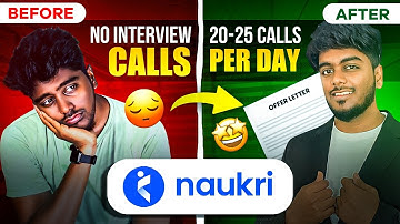 How I Built My Naukri Profile from Scratch 🤯Got 500+ Views! In Tamil