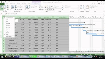 Navigating in Microsoft Project (Part 3)