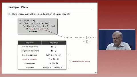Analysis of Algorithms. || Mathematical models