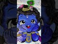 how to paint Little Krishna ji#art #cutie Little Krishna#painting
