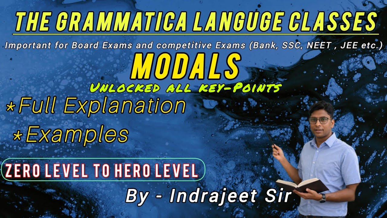 Booster Dose Modals by INDRAJEET SIR| The Grammatica Languge Classes#education #english 