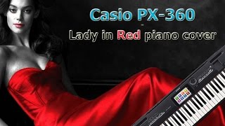 Lady In Red - Piano Cover Improvisation. Casio PX-360