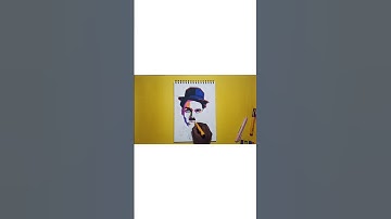 Charlie Chaplin WPAP art #shorts #charliechaplin