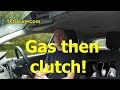 Gas THEN clutch - how to move off properly