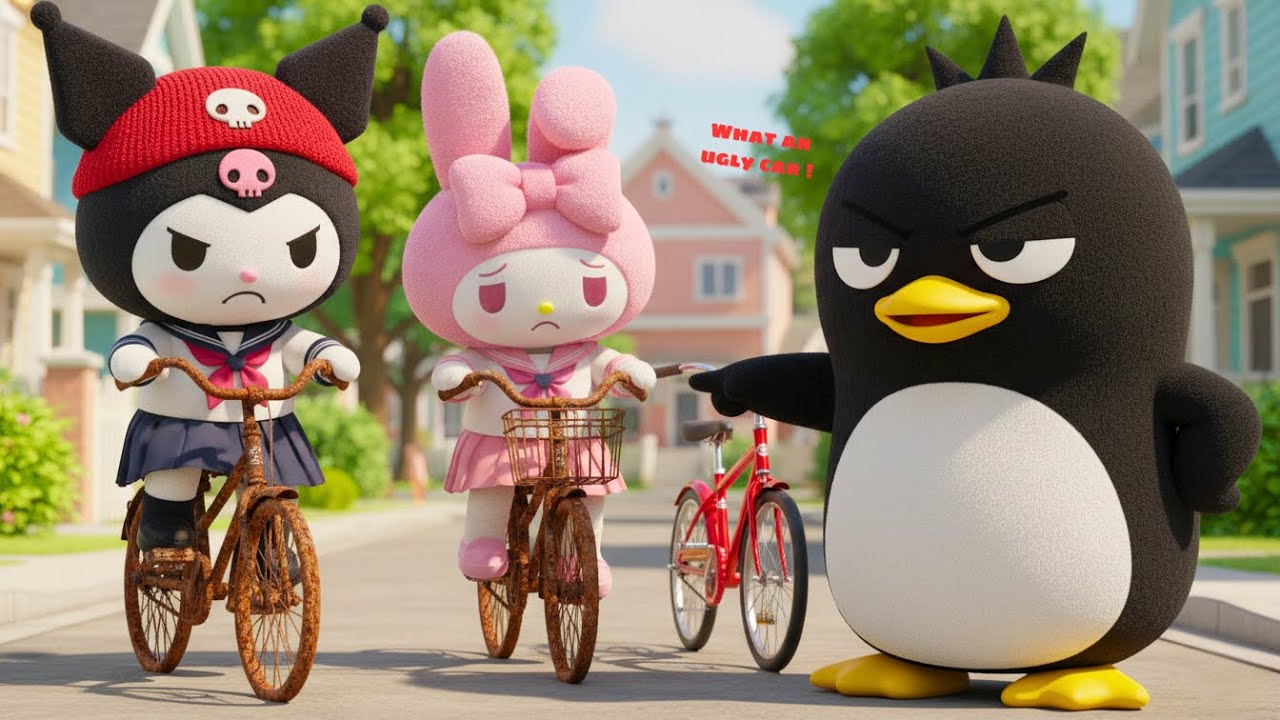 Kuromi & My Melody’s New Bike Lesson  Sanrio 3D Plush Story
