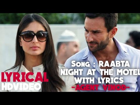 Raabta Night At The Motel Lyrics Agent Vinod Raabta Agent Vinod Concert Hall Sound Effects Youtube youtube