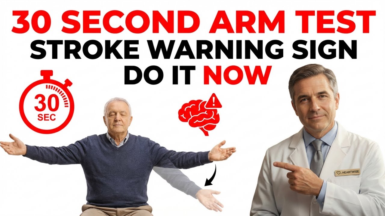 The 30 Second Arm Test That Can Predict A Stroke Do It Now
