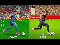 EA Sports FC 24 vs eFootball 2024 | Running Styles