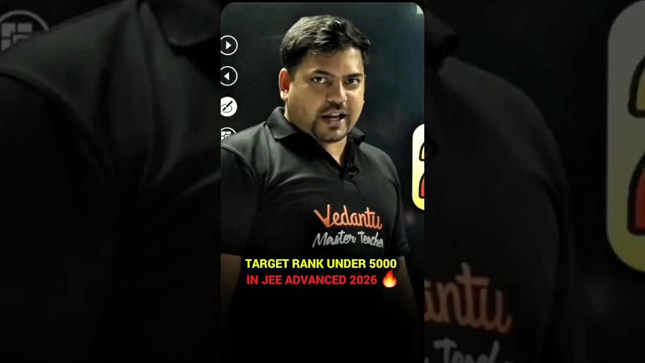 AIR 5000 RANK TARGET JEE ADVANCED STUDY PLAN 2026 🔥