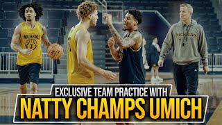 UMichigan EXCLUSIVE Practice Ones, 3v3, & 5v5 Scrimmage W/ Ellio, Yaxel Lendeborg, Aday Amara