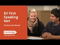 B2 First Speaking test - Victoria and Edward | Cambridge English